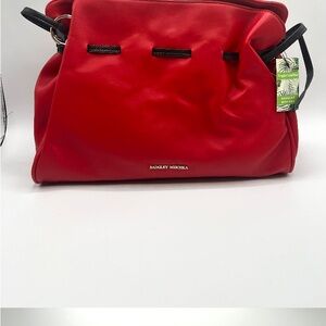 Badgley Mischka Vibrant Red Shoulder Bag